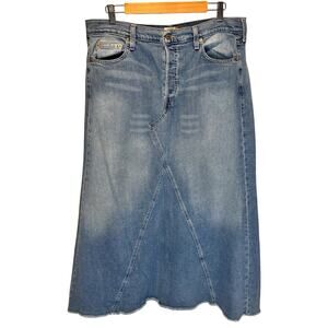 Vintage Levi's A-Line Denim Maxi Skirt - size 13 Juniors (Women's Medium)